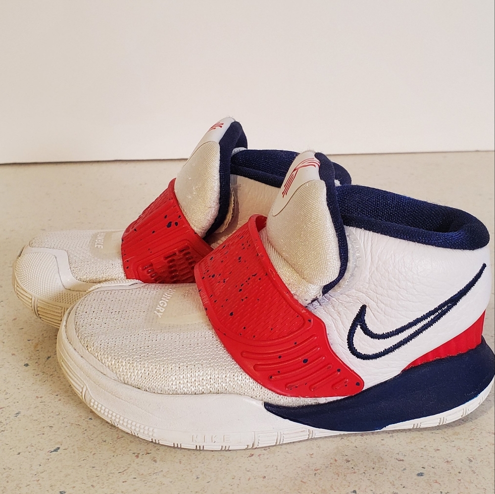 Nike Kyrie 6 USA White (TD) BQ5601-102 Toddler Shoes Sneakers Slip On Size 5C